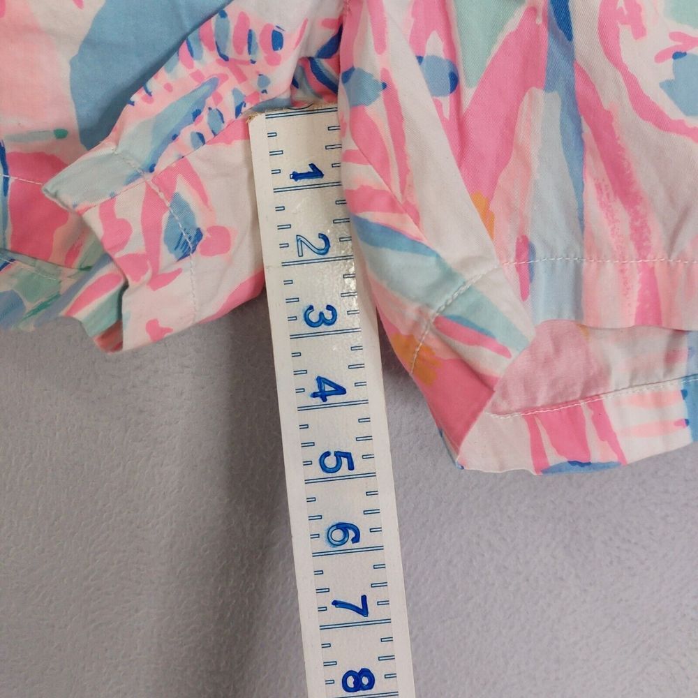 Lilly Pulitzer The Callahan Chino Short‎ Womens Size 4 Flat Cuffed Art Floral - Picture 8 of 10